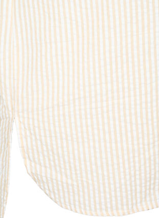 Gestreiftes Hemd mit Brusttaschen, Natrual/S. Stripe, Packshot image number 3