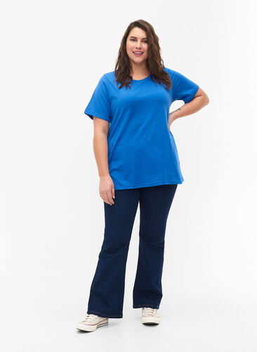 FLASH - T-Shirt mit Rundhalsausschnitt, Strong Blue, Model image number 2