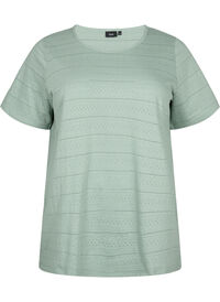 Kurzärmeliges Baumwoll-T-Shirt