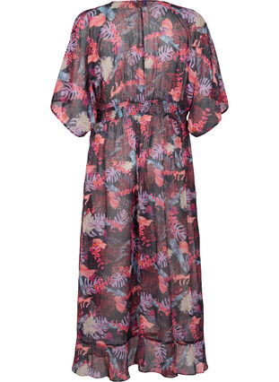 Strand-Kimono mit Print, Leaf AOP, Packshot image number 1