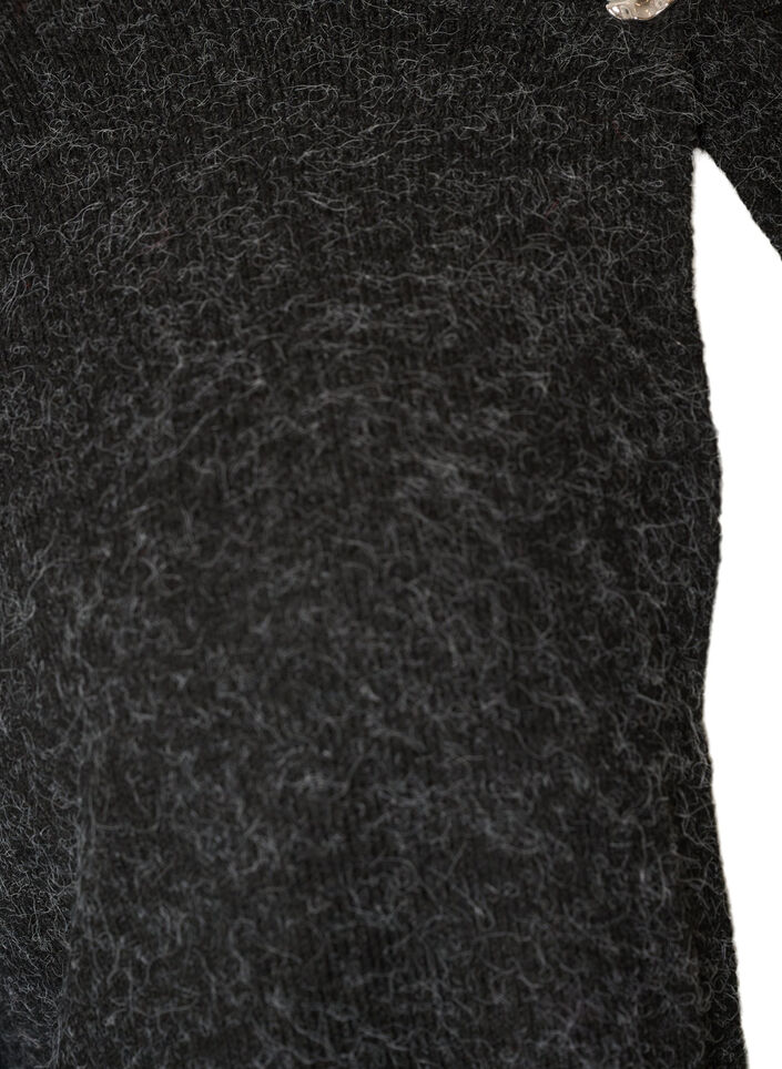 Strickjacke mit Rundhalsausschnitt und Knopfverschluss, Grau, Packshot image number 2