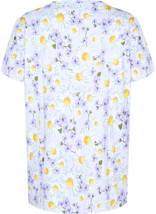 Oversize Nachthemd mit Print, Lavender Blue AOP, Packshot image number 1