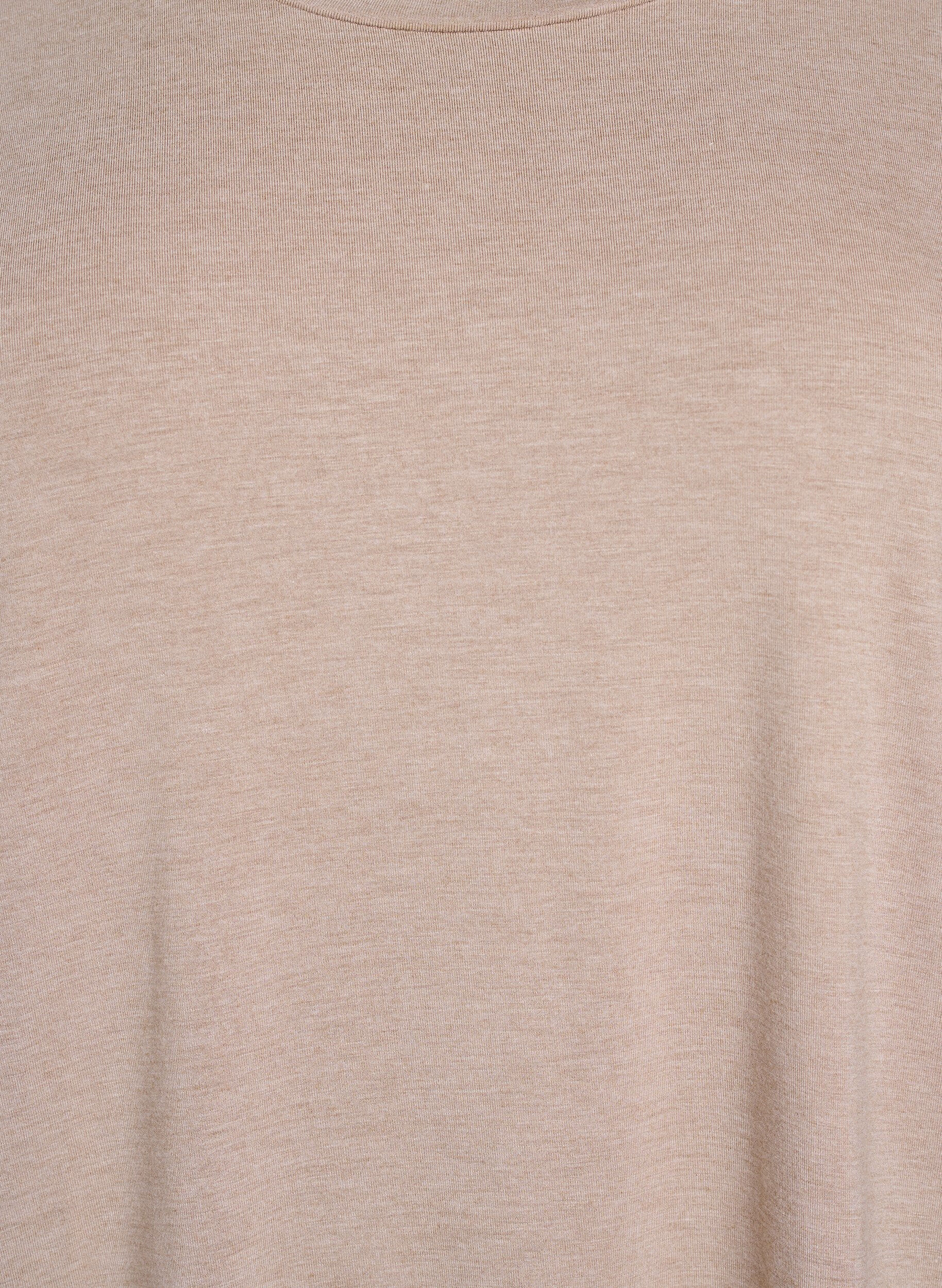 ZizziLockeres T-Shirt mit Rundhalsausschnitt, Braun, Packshot image number 2