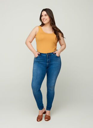 Einfarbiges Basictop, Spruce Yellow, Model image number 2