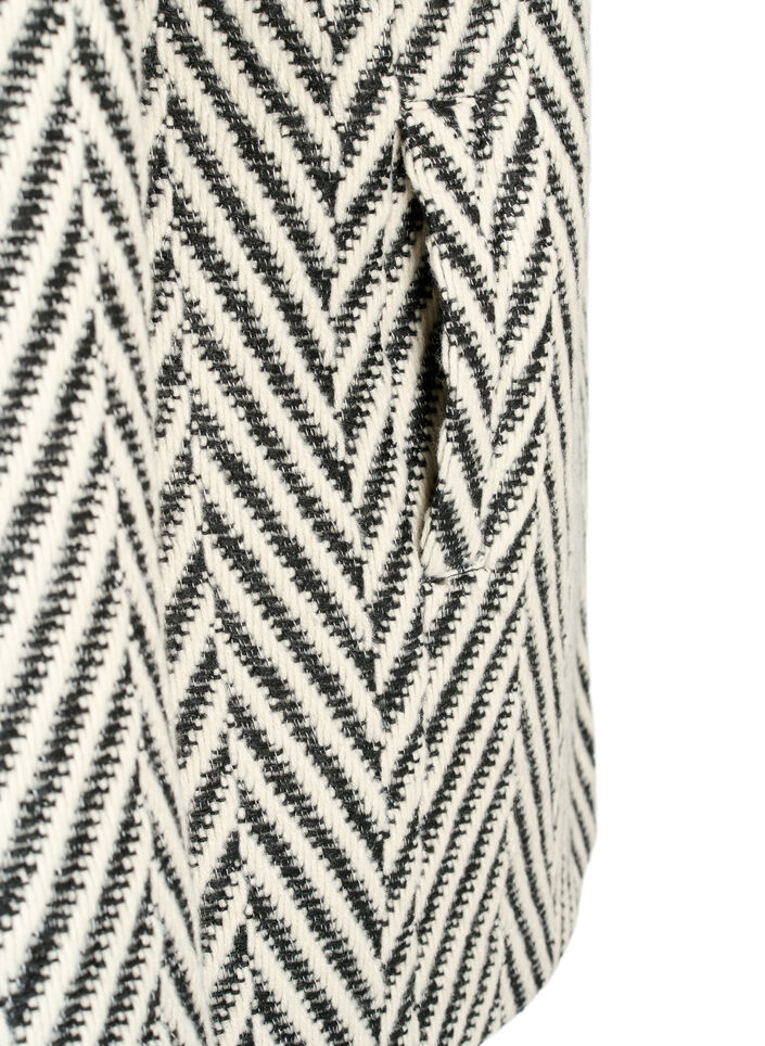 Gemusterte Jacke, Black w. White, Packshot image number 3