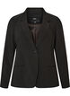 Klassischer Blazer mit 1-Knopf-Verschluss, Schwarz, Packshot image number 0