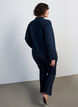 Figurbetonte Jeansjacke mit Rei&szlig;verschluss, Blau, Model image number 2
