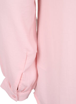 	 Langärmelige Bluse mit V-Ausschnitt, Strawberry Cream, Packshot image number 3