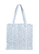 Einkaufstasche mit Rei&szlig;verschluss, Blau, Packshot image number 1
