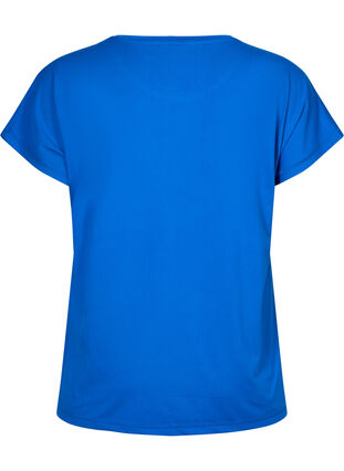 Kurzärmeliges Trainings-T-Shirt, Lapis Blue, Packshot image number 1
