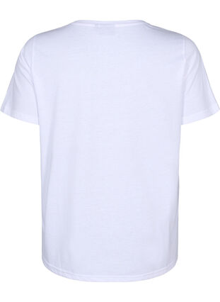 FLASH - T-Shirt mit Motiv, Bright White Love, Packshot image number 1