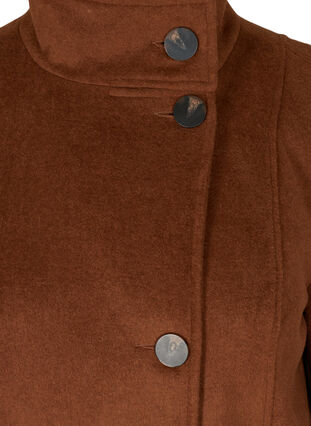Jacke mit hohem Kragen und Wolle, Sequoia, Packshot image number 2