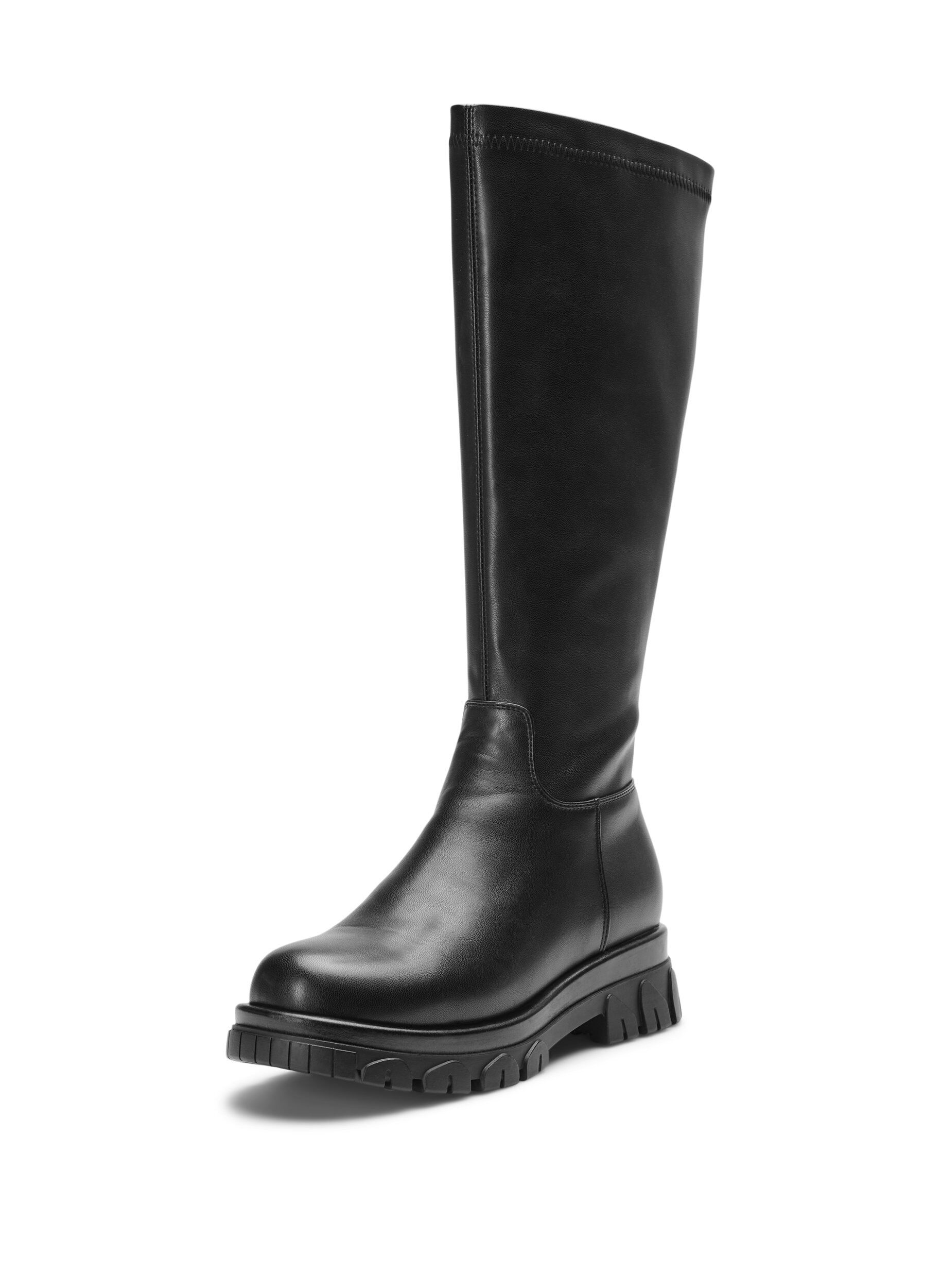 ZizziExtra-Weite - Stiefel mit langem Schaft, Schwarz, Packshot image number 2