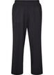 Lockere Hose aus Jersey mit hoher Taille und Taschen, Schwarz, Packshot image number 0