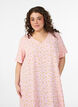 Kleid mit kurzen &Auml;rmeln und V-Ausschnitt, Rot, Model image number 2
