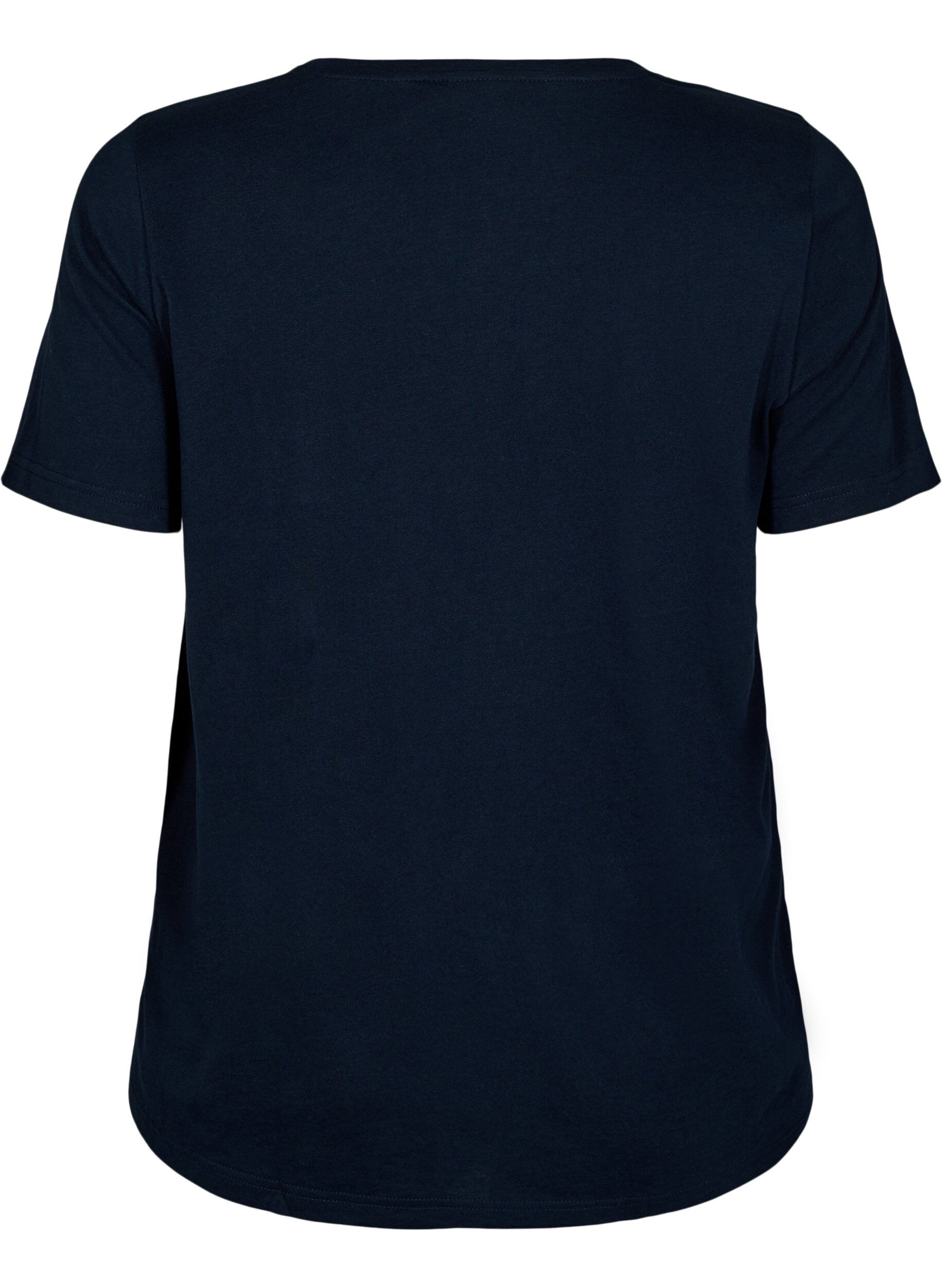 ZizziFLASH - T-Shirt mit Print, Blau, Packshot image number 1