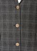 Kurzer Blazer mit Karomuster, Grau, Packshot image number 2