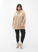 Melange-Strickpullover mit Rollkragen, Simply Taupe Mel., Model image number 2