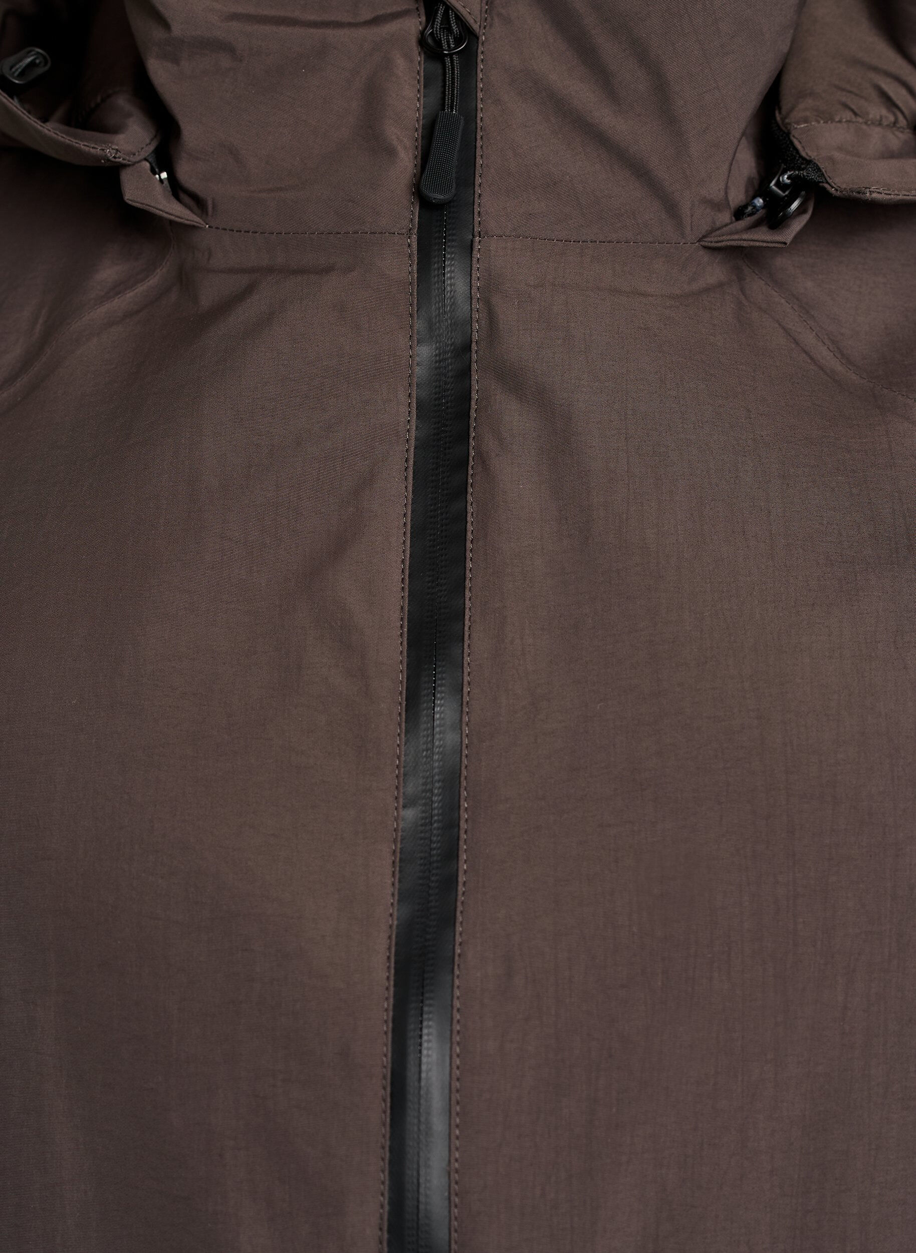 ZizziWasserdichte Winterjacke mit abnehmbarer Kapuze, Braun, Packshot image number 2