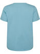 T-Shirt aus Baumwolle mit Print, Blau, Packshot image number 1