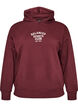 Hoodie mit Brustaufdruck, Rot, Packshot image number 0
