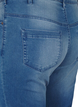 Slim Fit Emily Jeans mit normaler Taillenhöhe, Light blue, Packshot image number 3