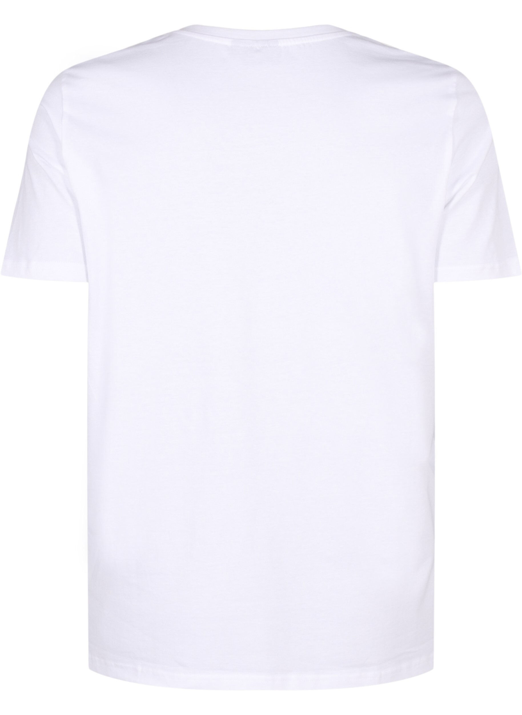 ZizziT-Shirt aus Bio-Baumwolle mit Schleifendetail, Bright White, Packshot image number 1