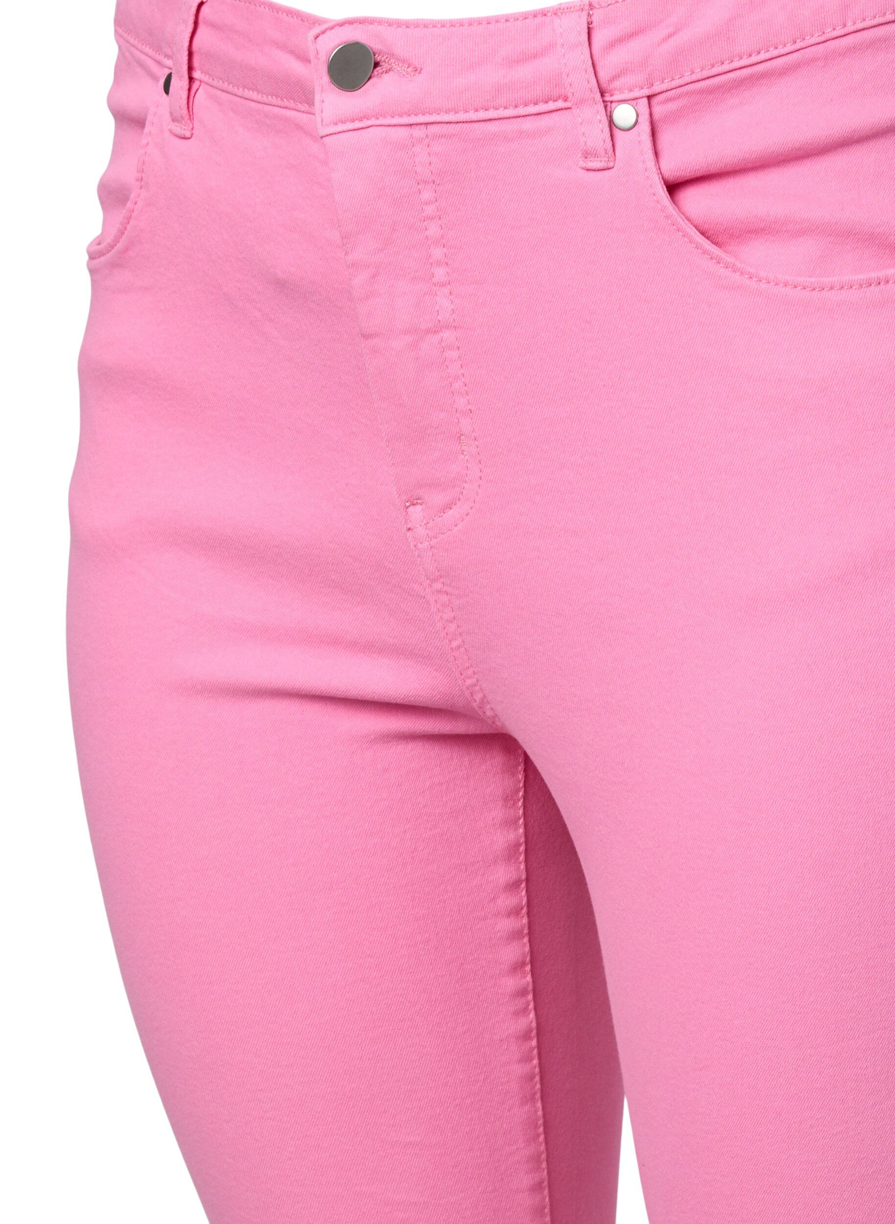 ZizziHochtaillierte Amy Jeans in Super Slim Fit, Rosebloom, Packshot image number 2