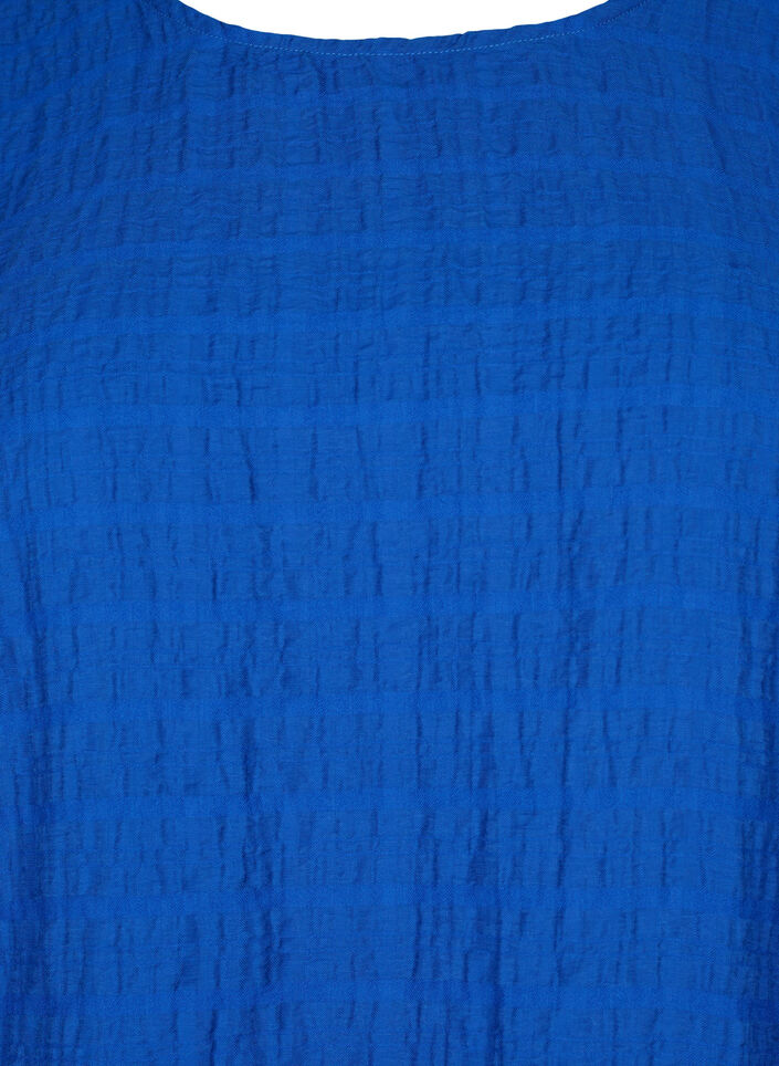 Smock Bluse mit Lyocell (TENCEL™), Strong Blue, Packshot image number 2
