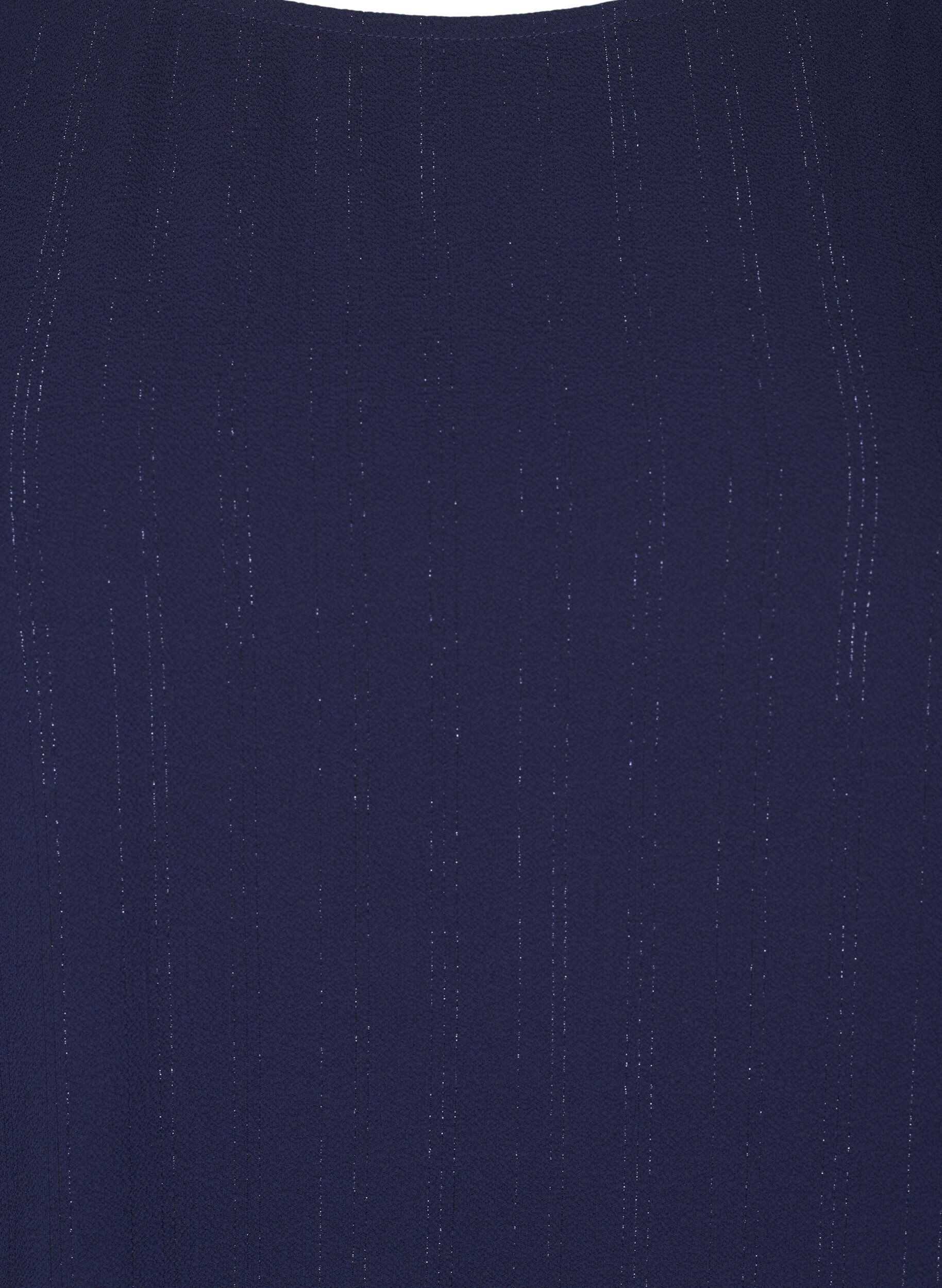 ZizziBluse mit Silberglitzer, Blau, Packshot image number 2