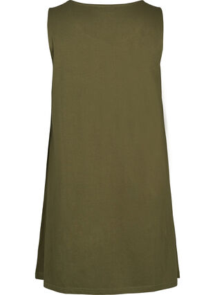 Kleid mit Lochstickerei, Ivy green, Packshot image number 1