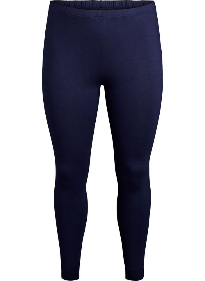 Basic-Leggings aus Viskose, Blau, Packshot image number 0