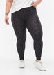 Viskose Leggings mit Leopardendruck, Grau, Model image number 0