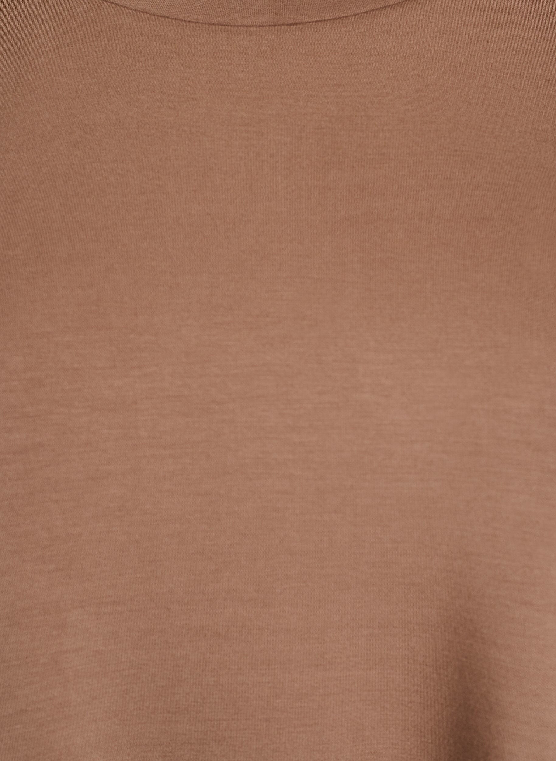 ZizziBluse aus Jersey mit Rundhalsausschnitt, Braun, Packshot image number 2