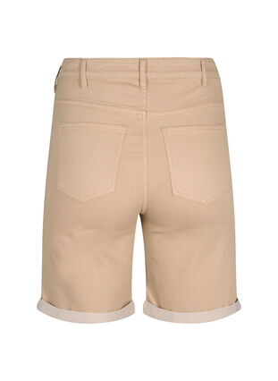 Eng anliegende Denim-Shorts mit hoher Taille, Nomad, Packshot image number 1