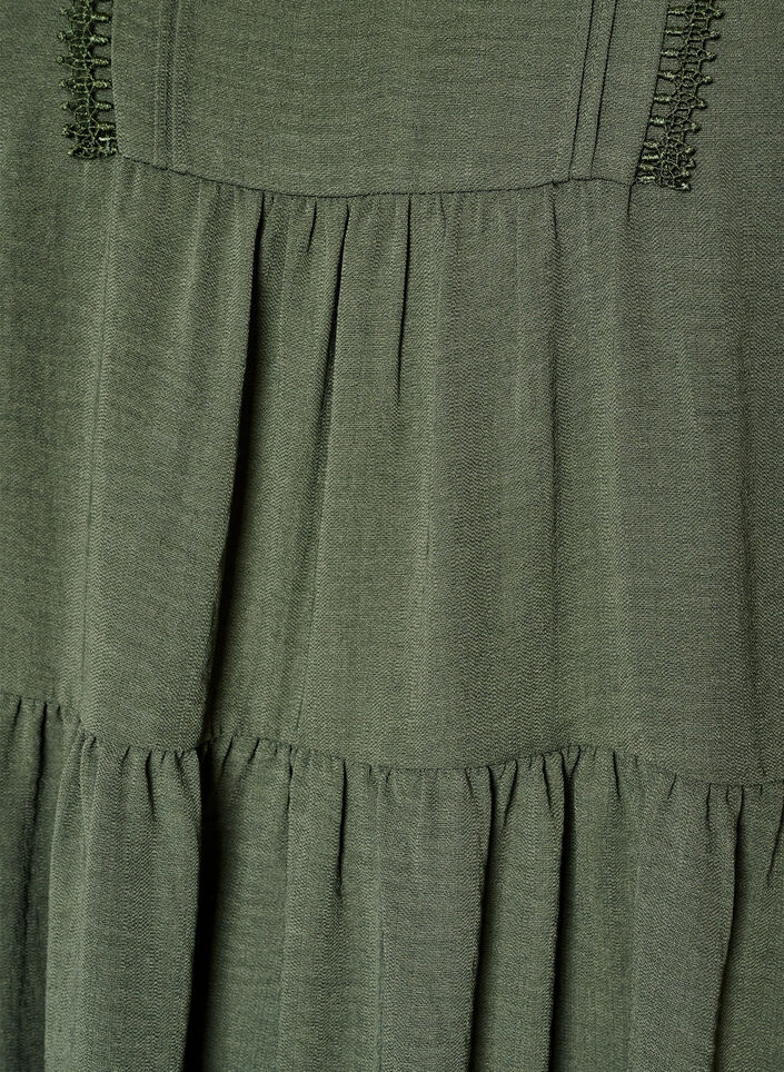 A-Linien-Kleid mit Empire-Linie, Gr&uuml;n, Packshot image number 2