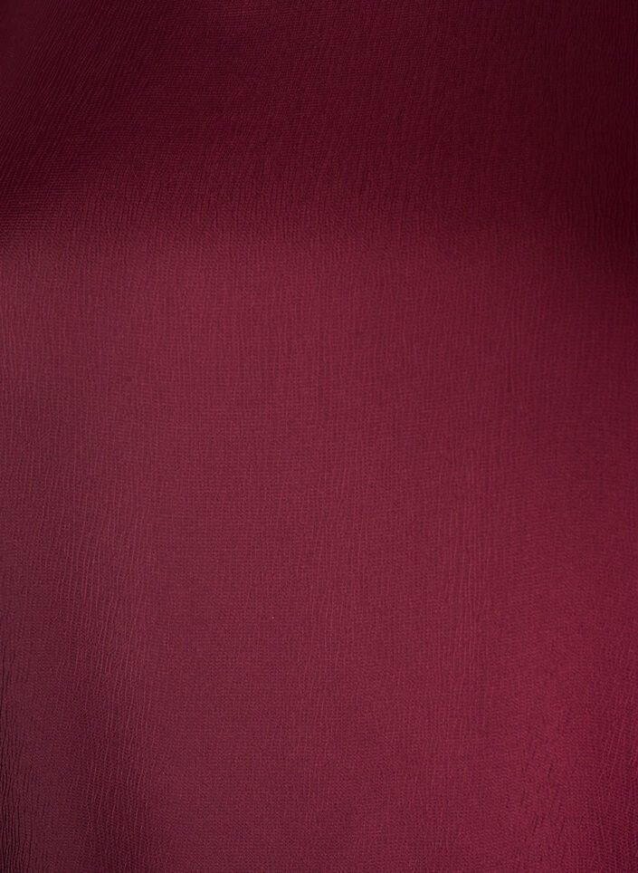 Bluse aus Satin mit ellenbogenlangen &Auml;rmeln, Rot, Packshot image number 2