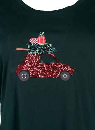 Weihnachts-T-Shirt aus Baumwolle, Scarab Car, Packshot image number 2