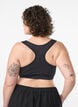 Sport-BH mit Racerback, Schwarz, Model image number 2