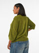 Strickbluse mit Knopfleiste, Gr&uuml;n, Model image number 2