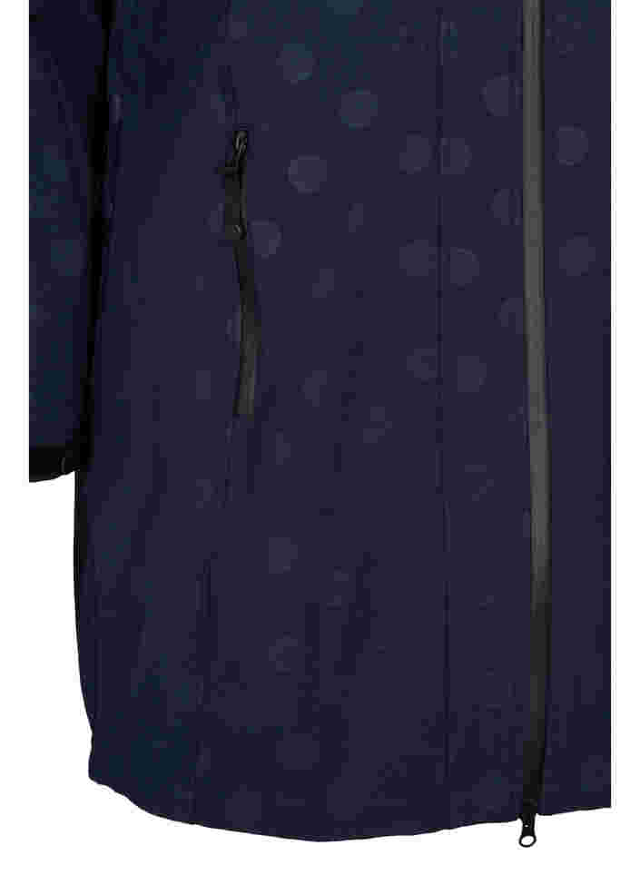 Softshell-Jacke mit abnehmbarer Kapuze, Navy, Packshot image number 3