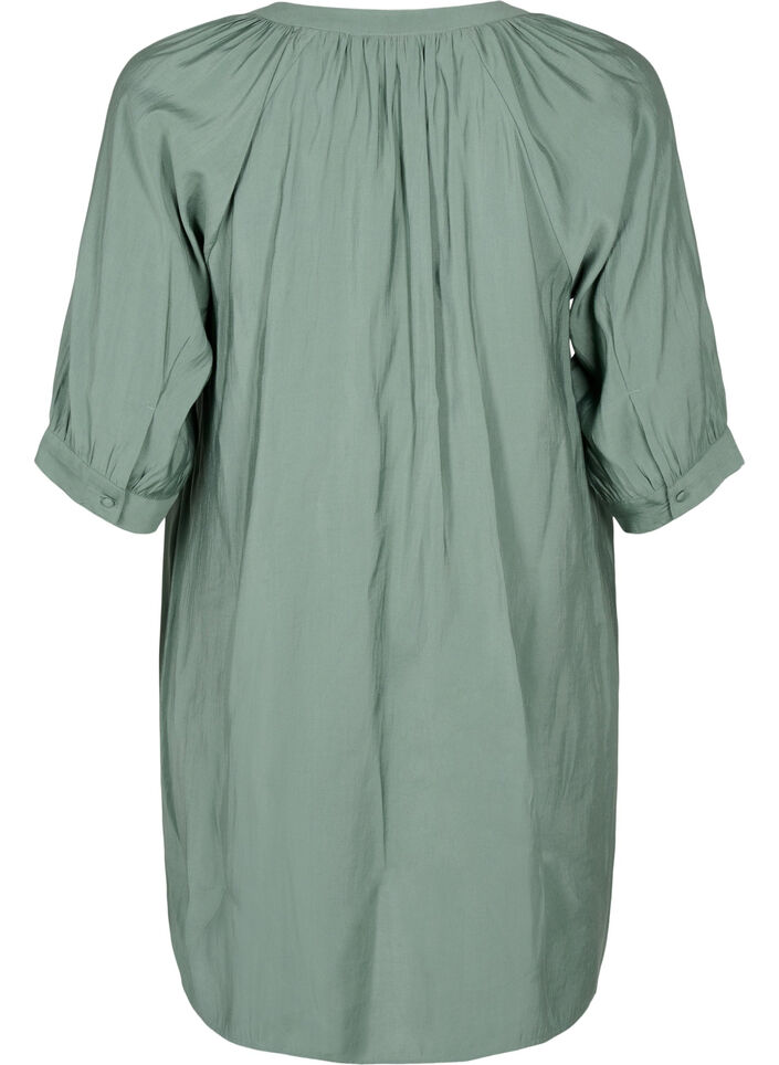 Visa-Tunic mit 3/4 Pantoletten, Duck Green, Packshot image number 1