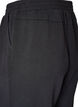 Lockere Hose aus Jersey mit hoher Taille und Taschen, Schwarz, Packshot image number 3