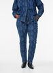 Emily Jeans mit Schlangenprint, Blau, Model image number 2