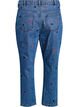 Mille Mom Fit Jeans mit Stickerei, Blau, Packshot image number 1