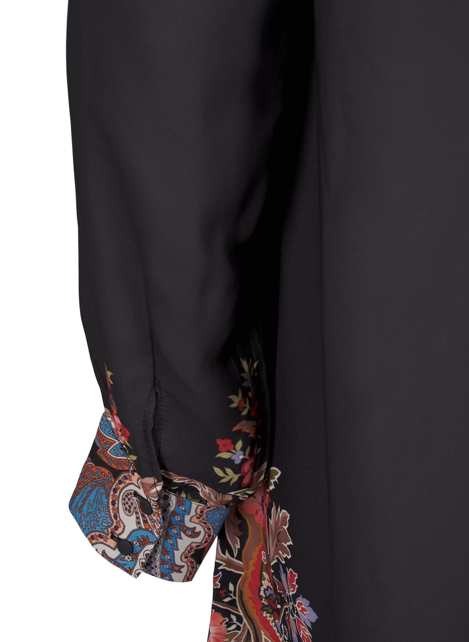 ZizziMidikleid mit Paisley-Print, Black Paisley, Packshot image number 3