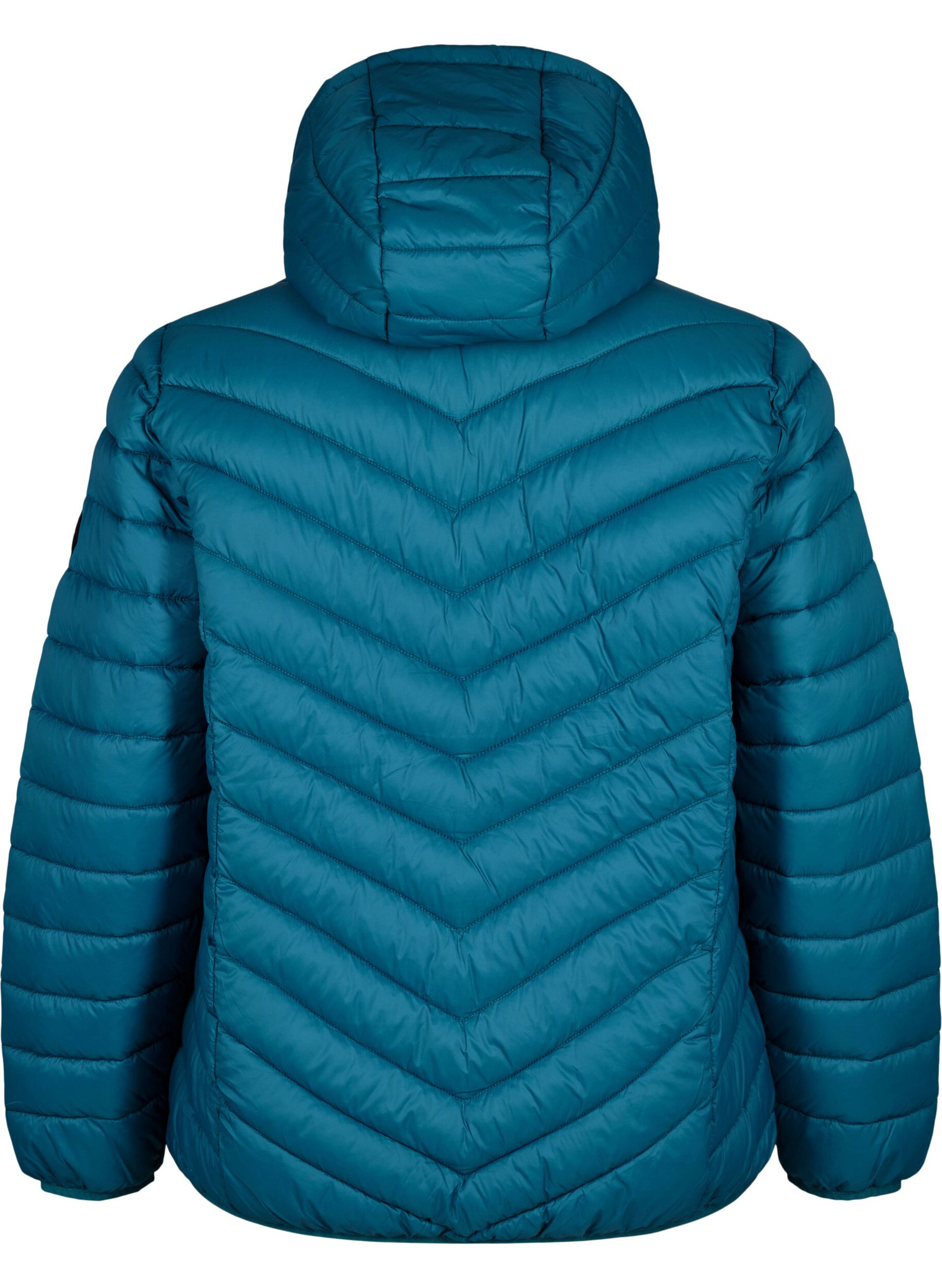 ZizziLeichte Jacke mit Kapuze, Petrol, Packshot image number 1
