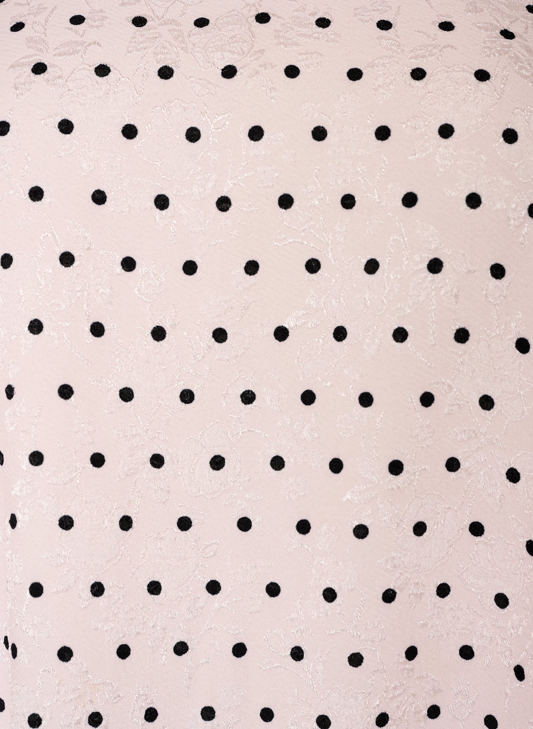 ZizziA-Linien-Kleid mit Polka Dots und Ballon&auml;rmeln, Pink, Packshot image number 2