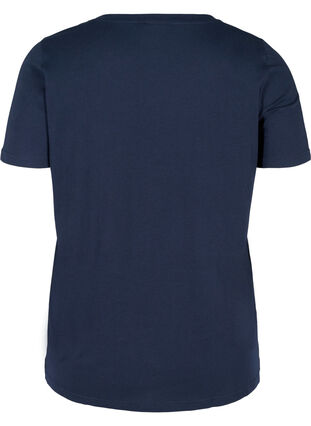 Kurzarm T-Shirt mit Print, Navy Blazer/Rock, Packshot image number 1