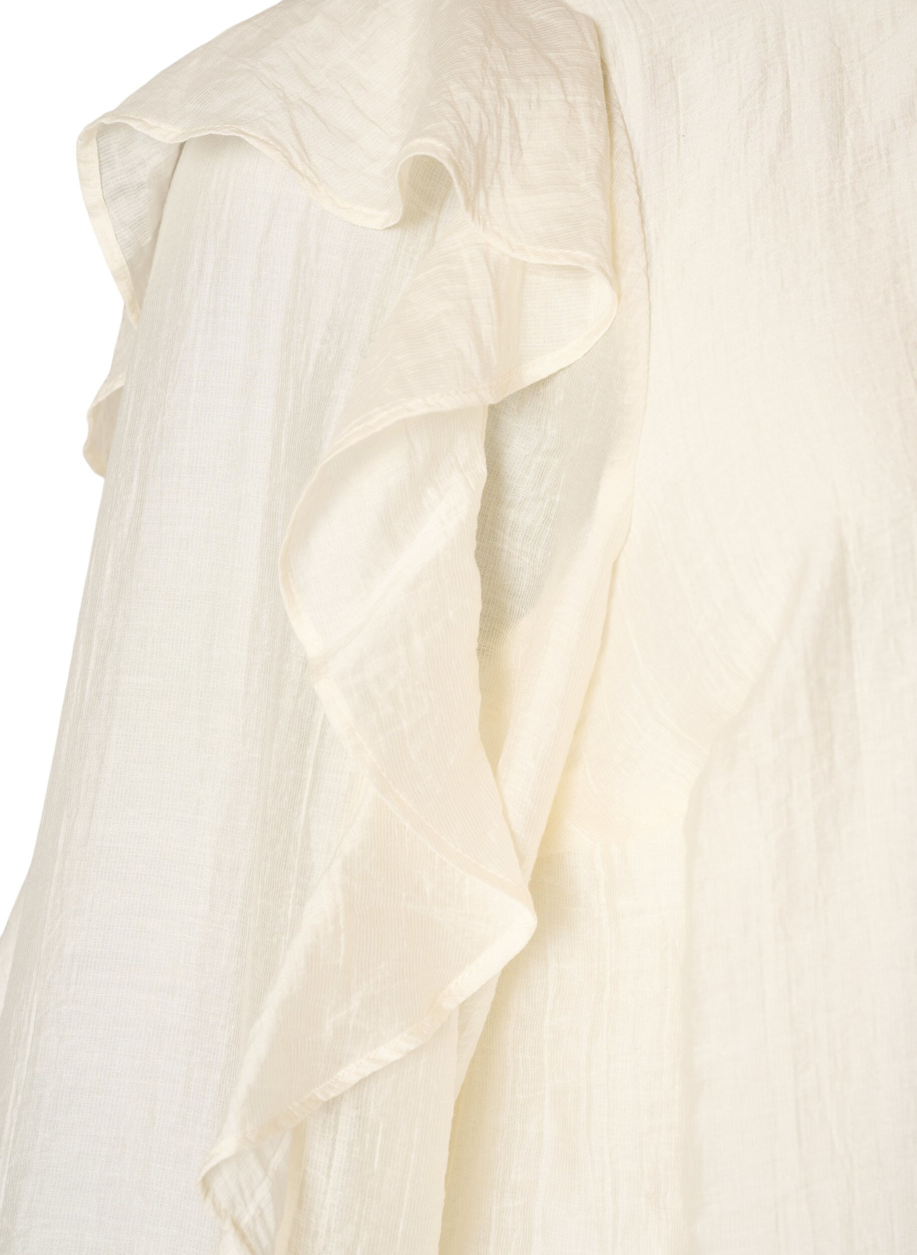 ZizziBallonbluse mit R&uuml;schen, Vanille, Packshot image number 3